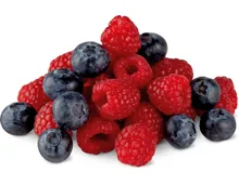 Migros Bio Heidelbeeren und Himbeeren
