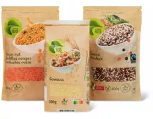 Migros Bio Quinoa, Linsen, Kichererbsen und Couscous