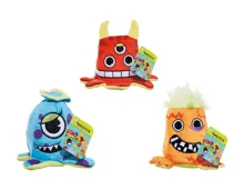 Monsterköpfe mit Süssigkeiten