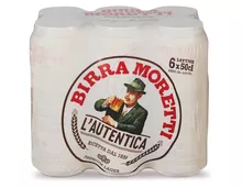 Moretti Birra, Dosen, 6 x 50 cl