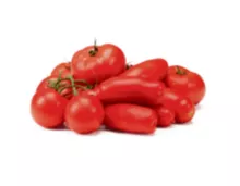 Multibag oder Tragtasche füllen mit folgenden Tomaten: Rispentomaten, Fleischtomaten, Tomaten Peretti San Marzano und...