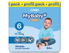 My Baby 6 Large 13-18 kg Profit Pack 64 Stück