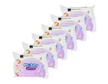 My Baby Hands & Face Feuchttücher Travel-Pack 6x 25ST