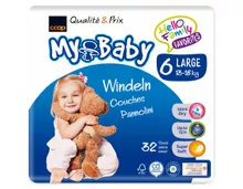 My Baby Windeln Grösse 6 Extra Large, 13-18kg, 32 Stück