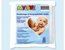 MYLOVE Windeleinlagen und Reinigungstüchlein