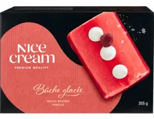 N'ice Cream Bûche glacée Fruits rouges Vanille