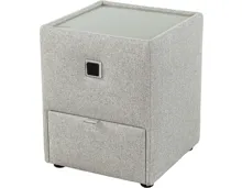 Nachttisch Carla, 42,5 x 53 x 45 cm beige