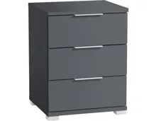 Nachttisch Smilla Dekor Graphit-Optik 46 x 61 x 42 cm