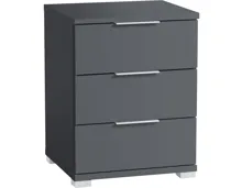 Nachttisch Smilla Dekor Graphit-Optik 46 x 61 x 42 cm