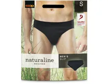 Naturaline Herren Slip Schwarz S