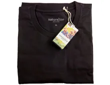 Naturaline Herren T-Shirt Kurzarm schwarz XL