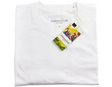 Naturaline Herren T-Shirt Kurzarm weiss M