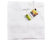 Naturaline Herren T-Shirt Kurzarm weiss S