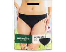 Naturaline Textil Damen Slip schwarz M