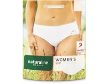 Naturaline Textil Damen Slip weiss M