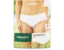 Naturaline Textil Damen Slip weiss S