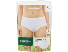 Naturaline Textil Damen Slip weiss XL