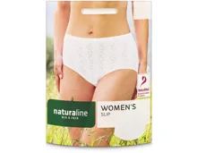Naturaline Textil Damen Slip weiss XL