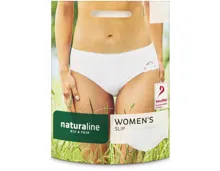 Naturaline Textil Damen Slip weiss XL
