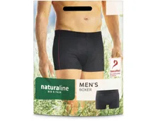 Naturaline Textil Herren Boxer schwarz L