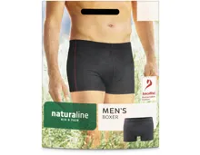 Naturaline Textil Herren Boxer schwarz M