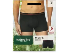 Naturaline Textil Herren Boxer schwarz S