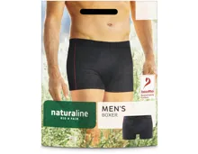 Naturaline Textil Herren Boxer schwarz XL