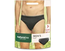 Naturaline Textil Herren Slip schwarz L