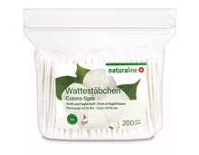 Naturaline Wattestäbchen Nachfüller 200 Stück