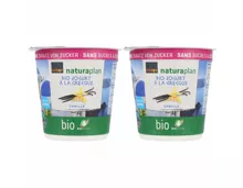 Naturaplan Bio Fairtrade Joghurt à la Grecque Vanille ohne Zuckerzusatz 2x150g