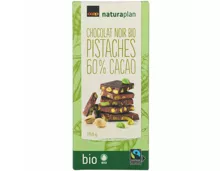 Naturaplan Bio Fairtrade Tafelschokolade dunkel Pistazien gesalzen