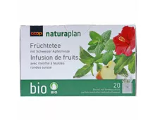 Naturaplan Bio Früchtetee mit Schweizer Apfelminze 20 Beutel