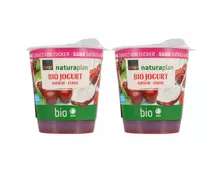 Naturaplan Bio Joghurt Kirsche ohne zusätzlichen Zucker 2x150g