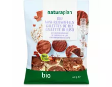 Naturaplan Bio Mini-Reiswaffeln Milchschokolade