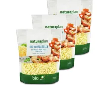 Naturaplan Bio Pizza-Mozzarella gerieben 3x 200g