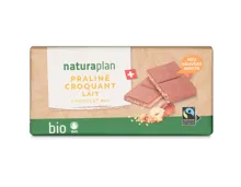 Naturaplan Bio Tafelschokolade Milch Praliné