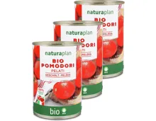 Naturaplan Bio Tomaten geschält 3x400g 3x 1200g