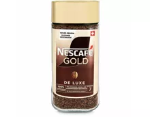 Nescafé Gold De Luxe löslicher Kaffee Glas