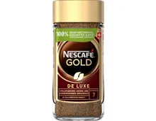 Nescafé Gold De Luxe löslicher Kaffee Glas