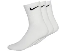 Nike Sportsocken Everyday Crew, 3 Paar 39-42, weiss