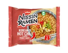 NISSIN Ramen Nudeln, Korea Chili