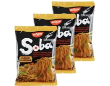 Nissin Soba gebratene nudeln Classic Trio
