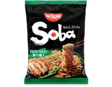 Nissin Soba Gebratene Nudeln Teriyaki