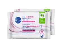Nivea 3in1 Pflegende Reinigungstücher 2 x 25 Stück