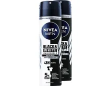 Nivea Aero Men Black & White Invisible Original 2 x 150 ml