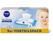 Nivea Baby-Feuchttücher im 9er-Pack