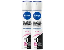 NIVEA Deospray Invisible Clear Duo