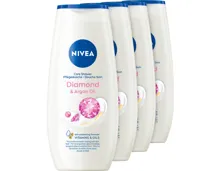 Nivea Duschgel Diamond & Argan Oil 4 x 250 ml