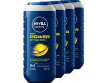 Nivea Duschgel Men Power 4 x 250 ml