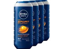 Nivea Duschgel Men Sport 4 x 250 ml